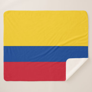 Manta Sherpa Baldaquín del Sherpa Patriótico con bandera de Col