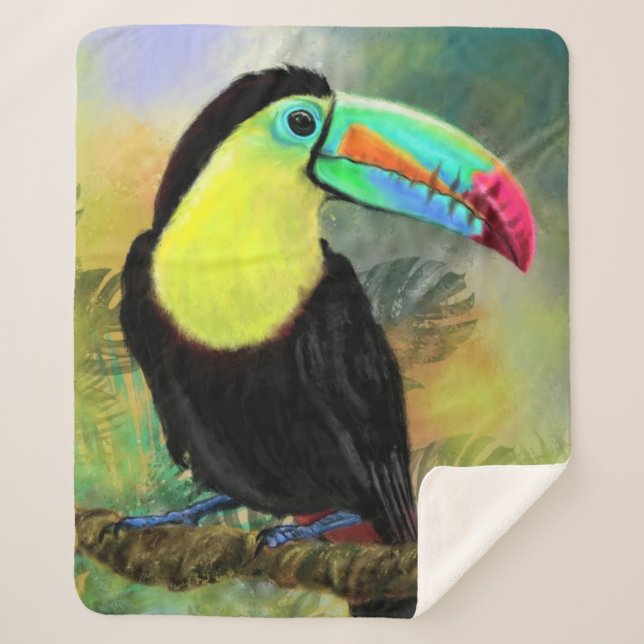 Manta Sherpa Baldaquín del Sherpa Toucan (Anverso)