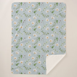 Manta Sherpa Baldaquín Sherpa azul pálido