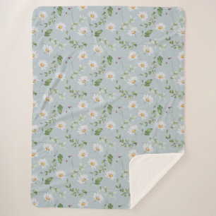 Manta Sherpa Baldaquín Sherpa azul pálido