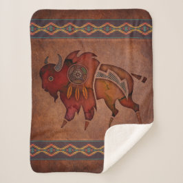 Manta Sherpa Balde Sherpa Bison II Pintado