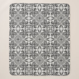 Manta Sherpa Baldosa gris Sherpa Blanket