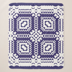Manta Sherpa Baldosas de cerámica de colores decorativos. Uso v
