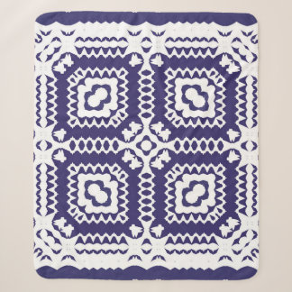 Manta Sherpa Baldosas de cerámica de colores decorativos. Uso v