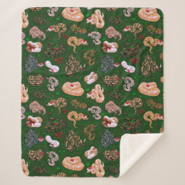 Manta Sherpa Ball Python Morph Holiday Green