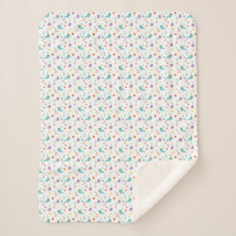 Manta Sherpa Ballenas de peces Agua Océano Bebé Nursera