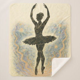 Manta Sherpa Ballerina in Graziöser Anmut - Sanfte Farben