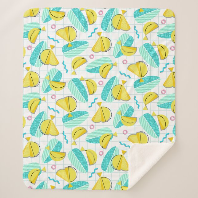 Manta Sherpa Bananas Memphis (Anverso)