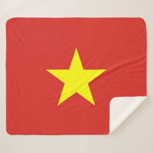 Manta Sherpa Banda del Sherpa Patriótico con bandera de Vietnam