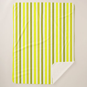 Manta Sherpa Banda dorada amarilla Sherpa Blanket