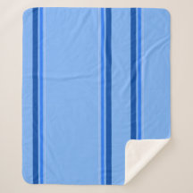 Bandas azules Sherpa Blanket