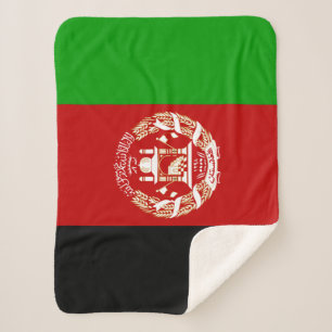 Manta Sherpa bandera afgana Sherpa Blanket