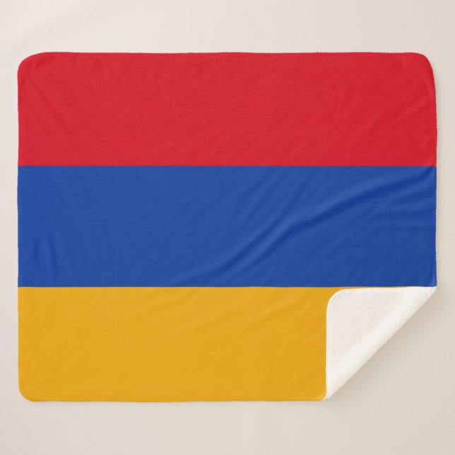 Manta Sherpa Bandera armenia (Anverso (horizontal))
