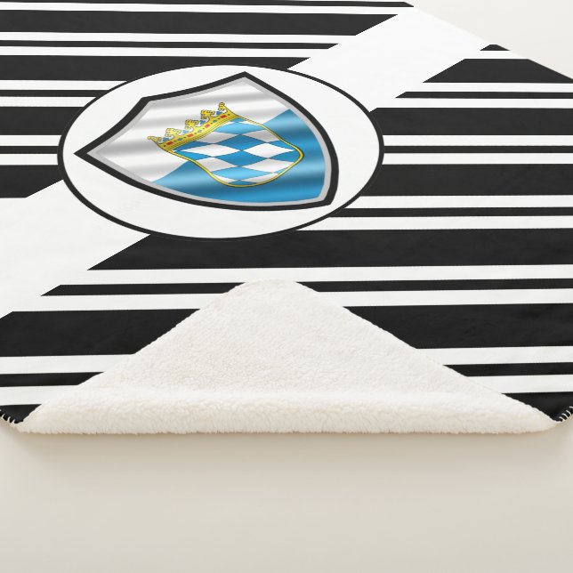 Manta Sherpa Bandera bávara (3/4)