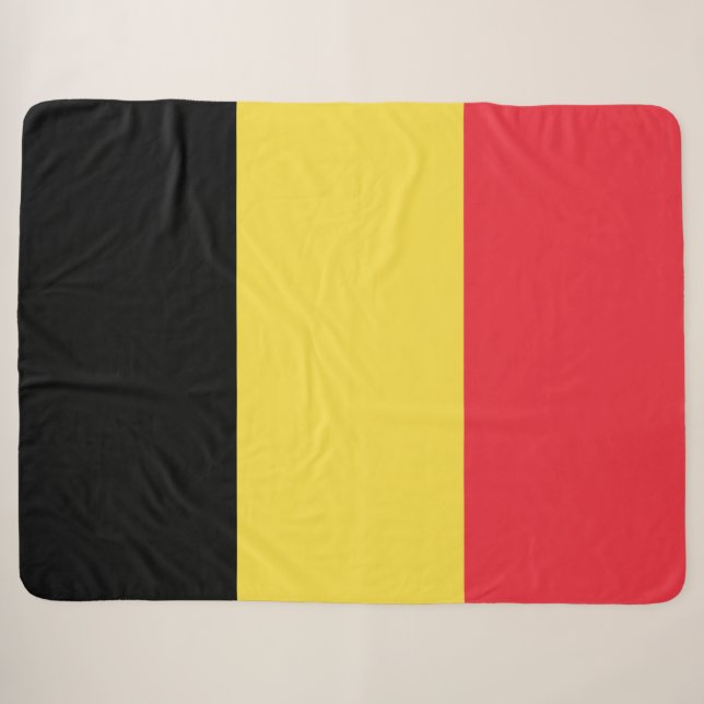 Manta Sherpa Bandera belga (Anverso (horizontal))