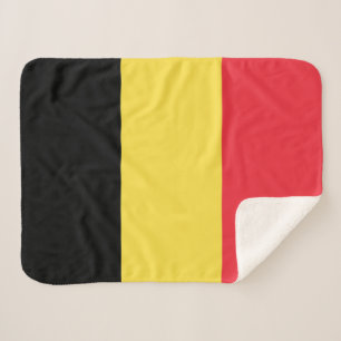 Manta Sherpa Bandera belga patriótica