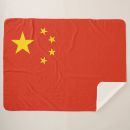 Manta Sherpa Bandera china (China) Sherpa Blanket