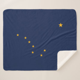 Manta Sherpa Bandera de Alaska (Estado de los Estados Unidos)