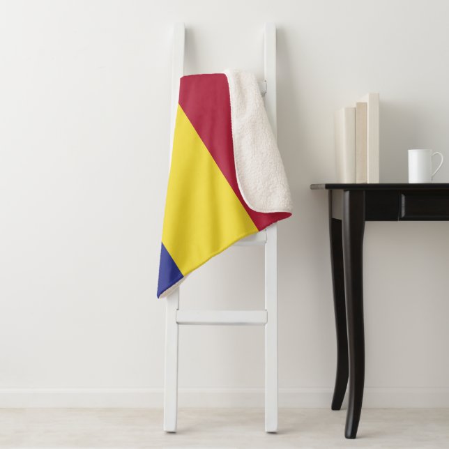 Manta Sherpa Bandera de Andorra (In situ)