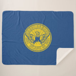 Manta Sherpa Bandera de Atlanta (Georgia, Estados Unidos)