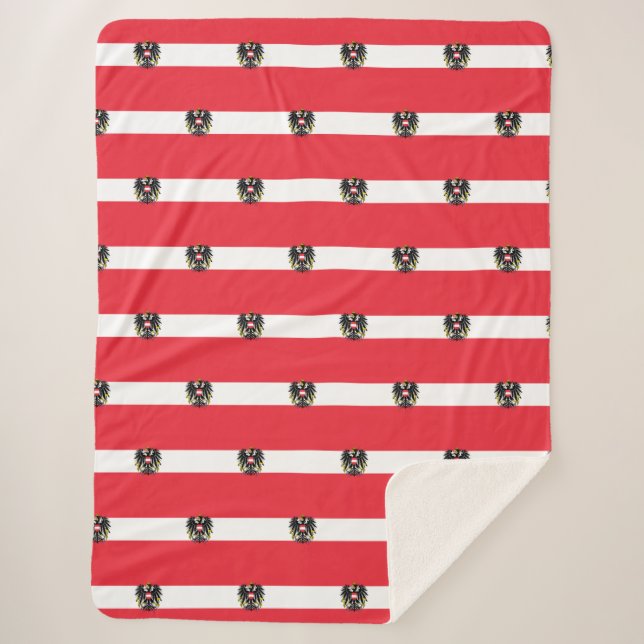 Manta Sherpa Bandera de Austria (Anverso)