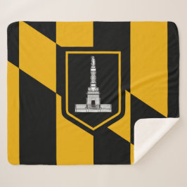 Manta Sherpa Bandera de Baltimore (Maryland, Estados Unidos)