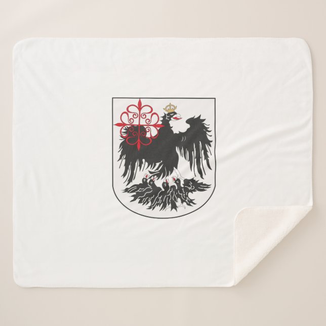 Manta Sherpa Bandera de Buenos Aires (Argentina) (Anverso (horizontal))