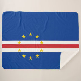 Manta Sherpa Bandera de Cabo Verde (Cabo Verde)
