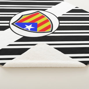 Manta Sherpa Bandera de Cataluña