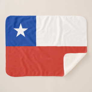 Manta Sherpa Bandera de Chile