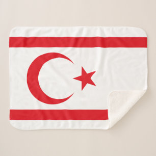 Manta Sherpa Bandera de Chipre del Norte