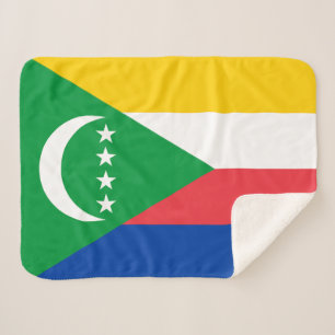 Manta Sherpa Bandera de Comoras