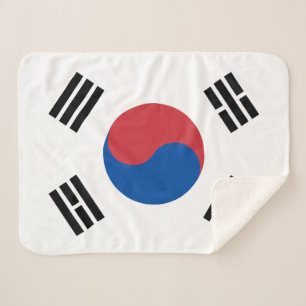 Manta Sherpa Bandera de Corea del Sur