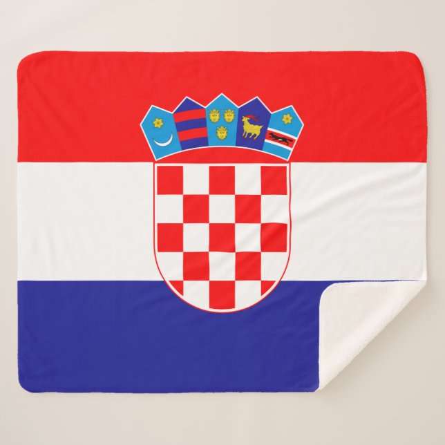 Manta Sherpa Bandera de Croacia (Anverso (horizontal))