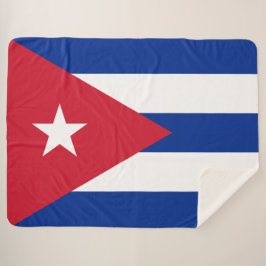 Manta Sherpa Bandera de Cuba