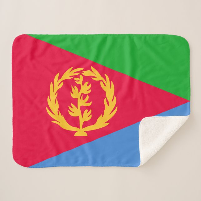 Manta Sherpa Bandera de Eritrea (Anverso (horizontal))