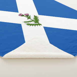 Manta Sherpa Bandera de Escocia
