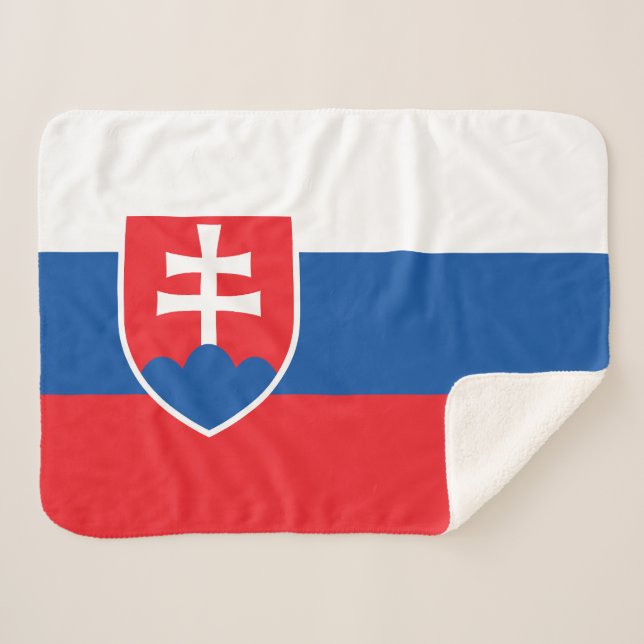 Manta Sherpa Bandera de Eslovaquia (Anverso (horizontal))