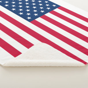 Manta Sherpa Bandera de Estados Unidos - Estados Unidos de Amé