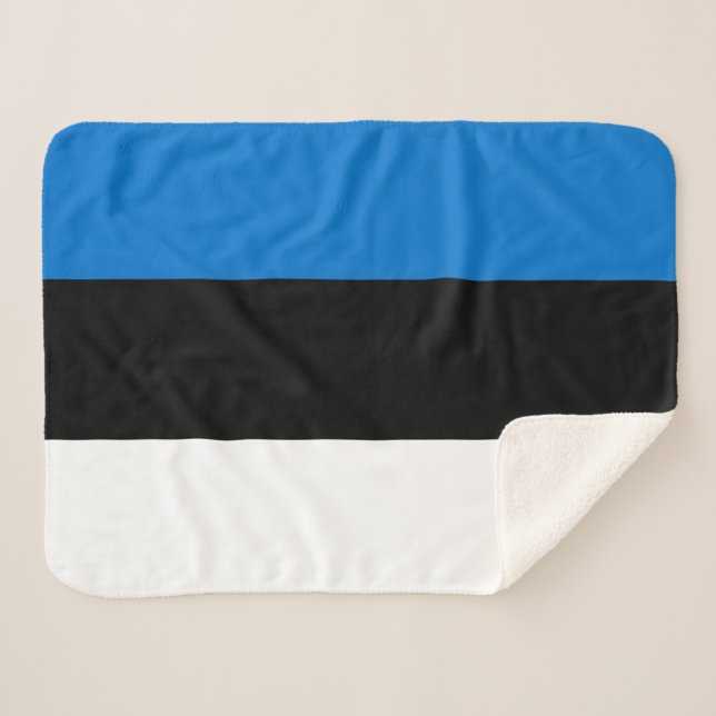 Manta Sherpa Bandera de Estonia (Anverso (horizontal))