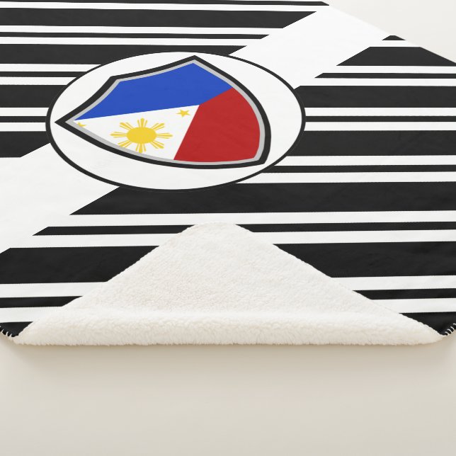 Manta Sherpa Bandera de Filipinas (3/4)