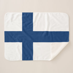 Manta Sherpa Bandera de Finlandia