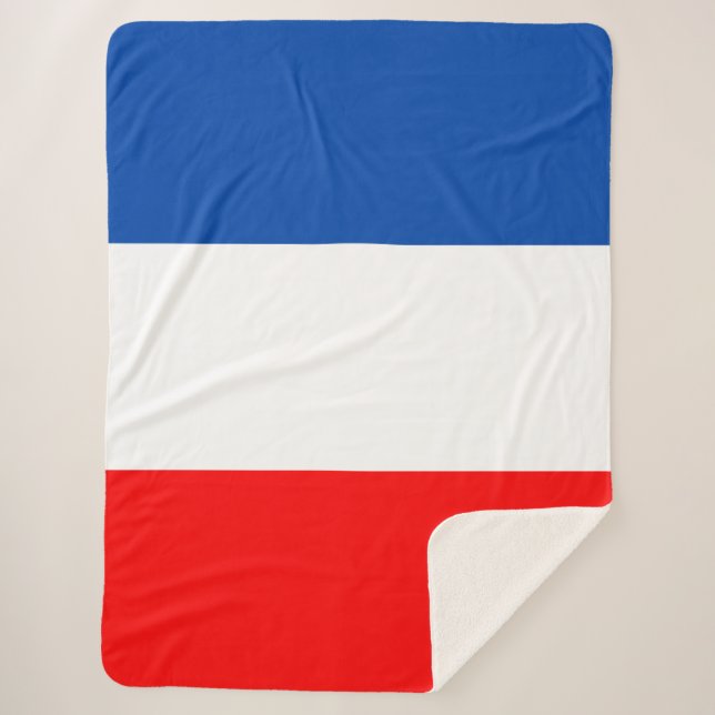 Manta Sherpa Bandera de Francia (Anverso)