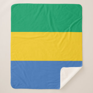 Manta Sherpa Bandera de Gabón
