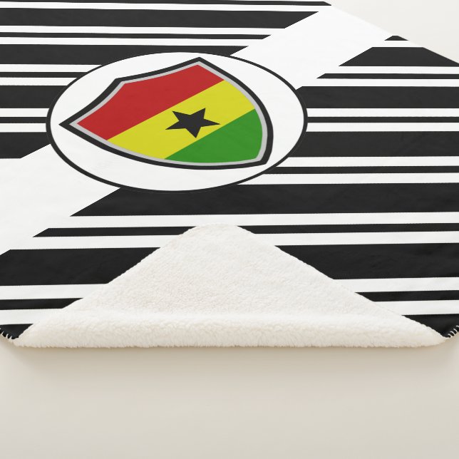 Manta Sherpa Bandera de Ghana (3/4)