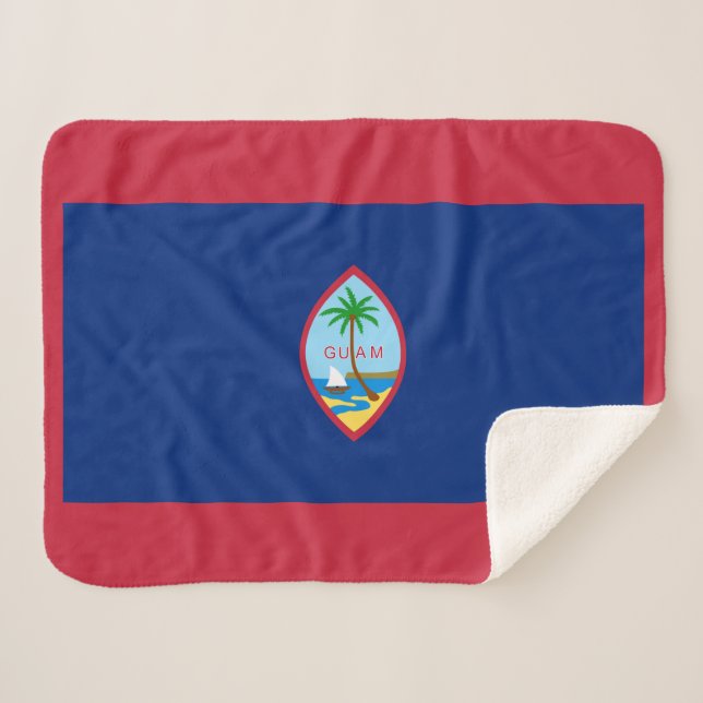 Manta Sherpa Bandera de Guam (Anverso (horizontal))