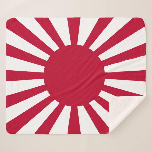 Manta Sherpa Bandera de guerra imperial de Japón (Anverso (horizontal))