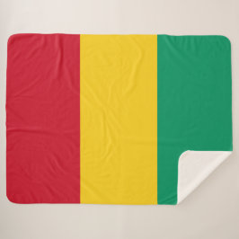 Manta Sherpa Bandera de Guinea (país africano)