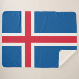 Manta Sherpa Bandera de Islandia