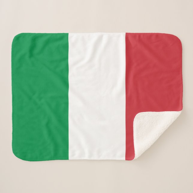 Manta Sherpa Bandera de Italia (Anverso (horizontal))